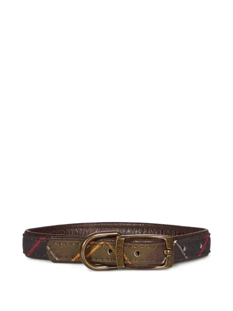 Barbour Tartan dog collar