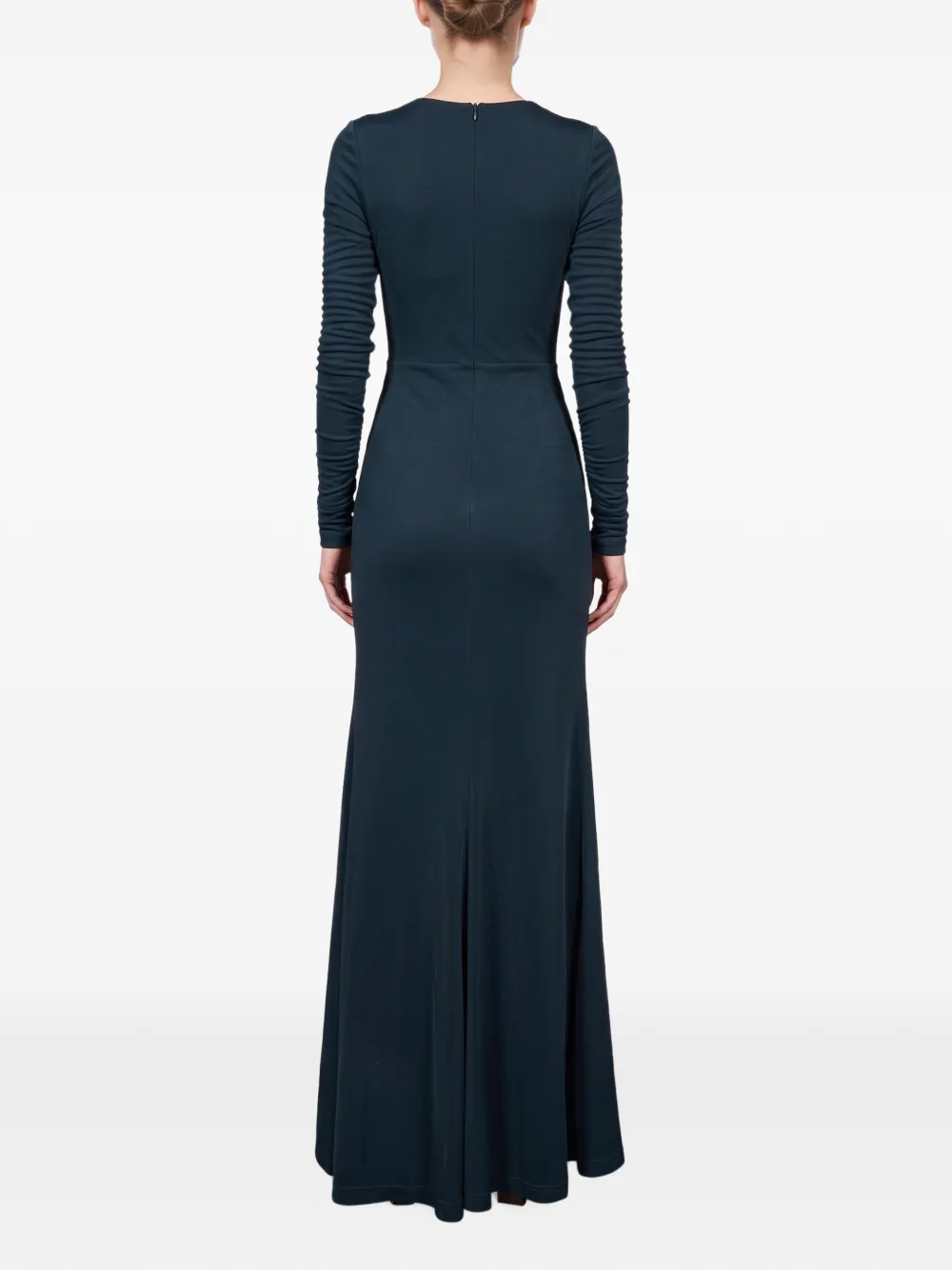 Rebecca Vallance Kiana long-sleeve maxi dress Blauw