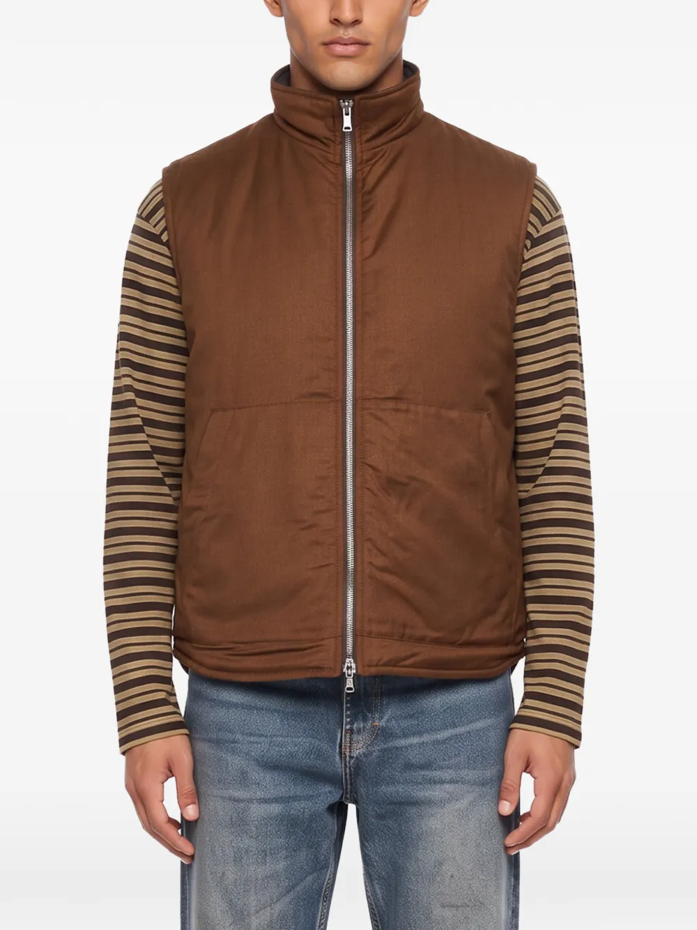Briglia 1949 Omkeerbare bodywarmer Bruin
