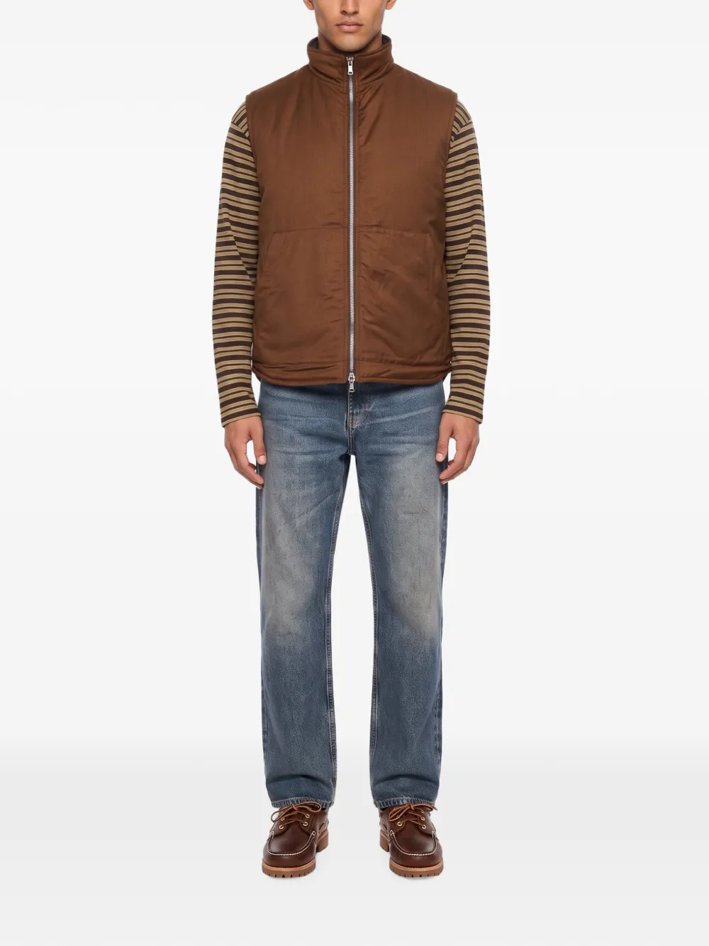 Briglia 1949 Omkeerbare bodywarmer Bruin
