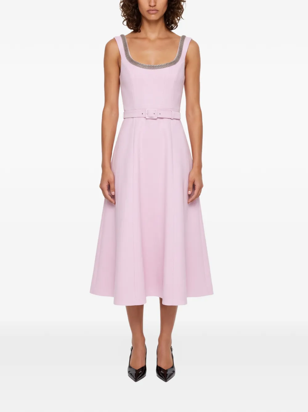 Rebecca Vallance Yolanda midi dress - Rosa