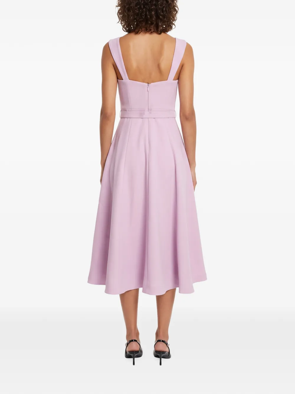 Rebecca Vallance Yolanda midi dress Roze