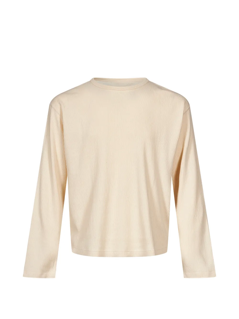Another Aspect ribbed long-sleeve sweater - Toni neutri