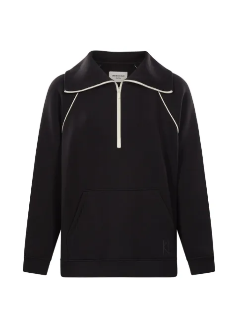 Weekend Max Mara piped half-zip sweater