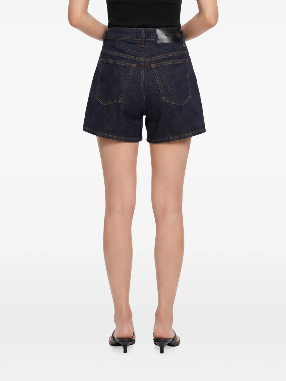 KHAITE Danya shorts Blauw