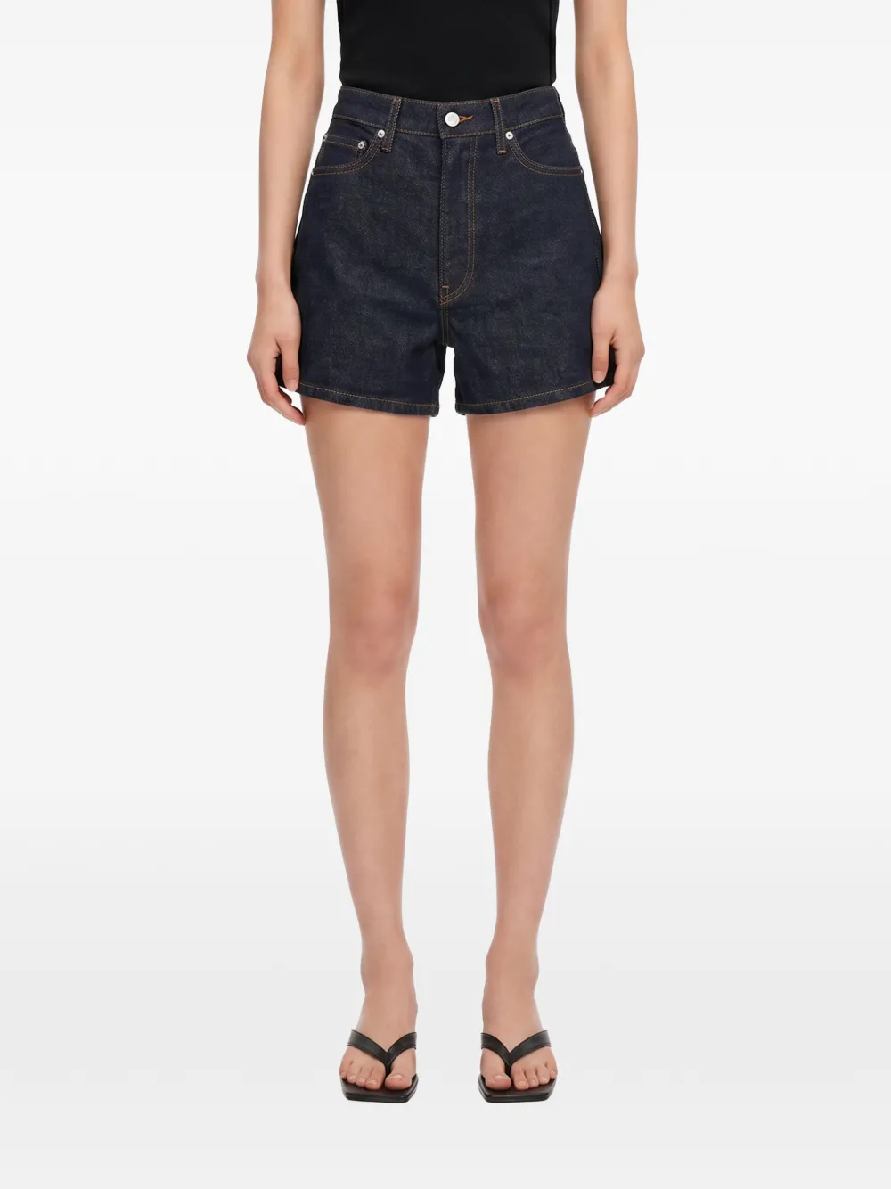KHAITE Danya shorts Blauw