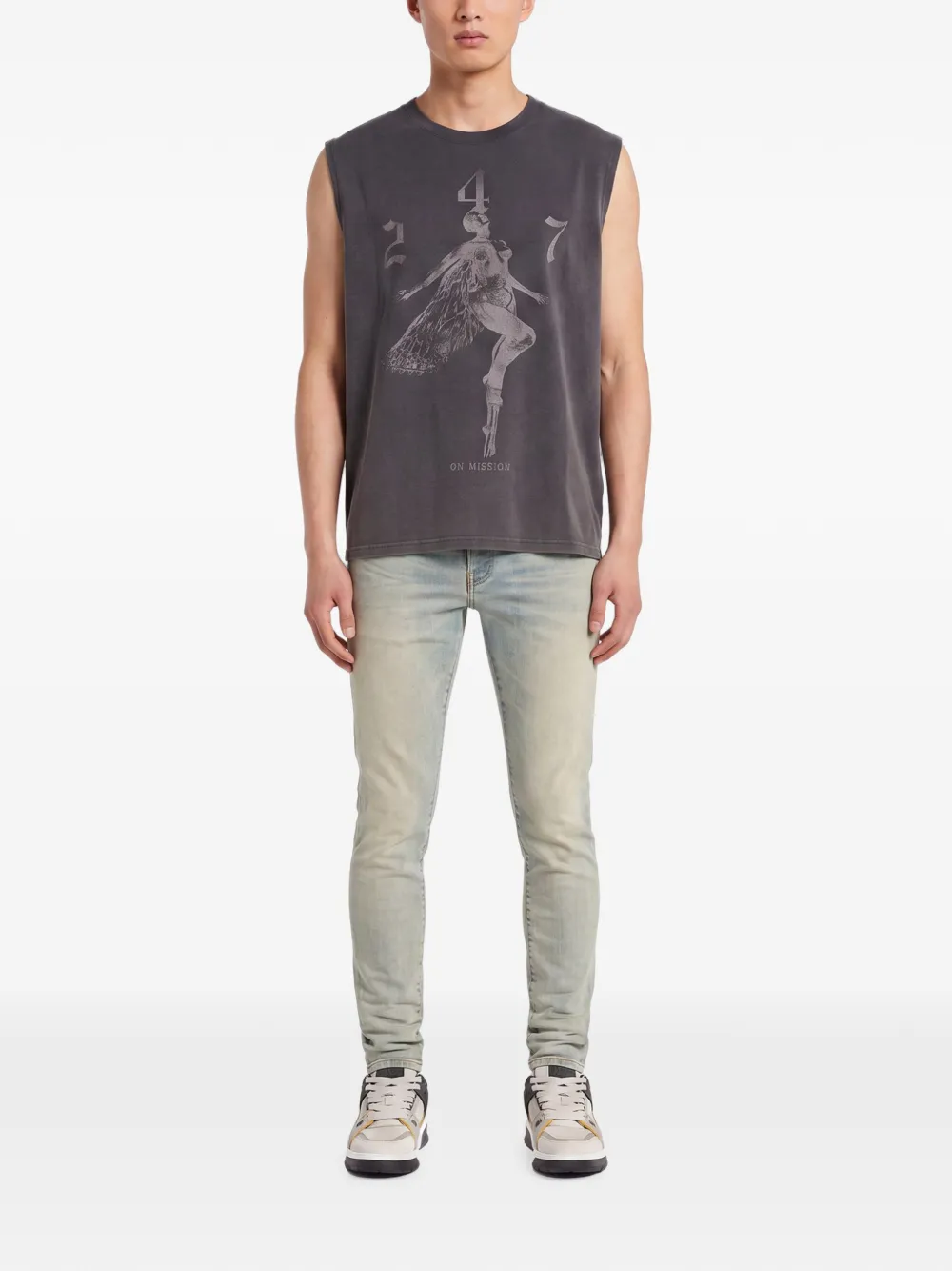 Represent 247 Fallen Angel tanktop Zwart