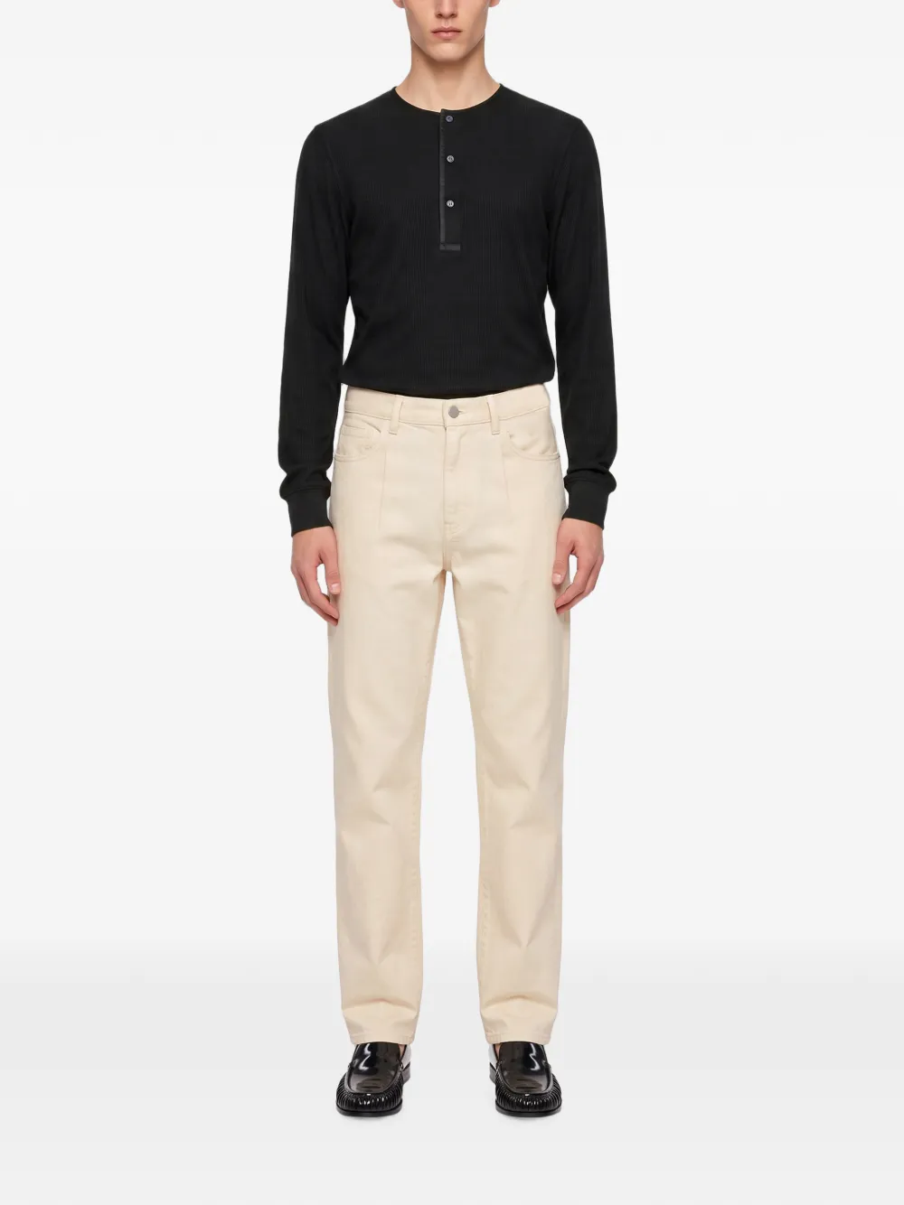 Another Aspect Straight jeans Beige