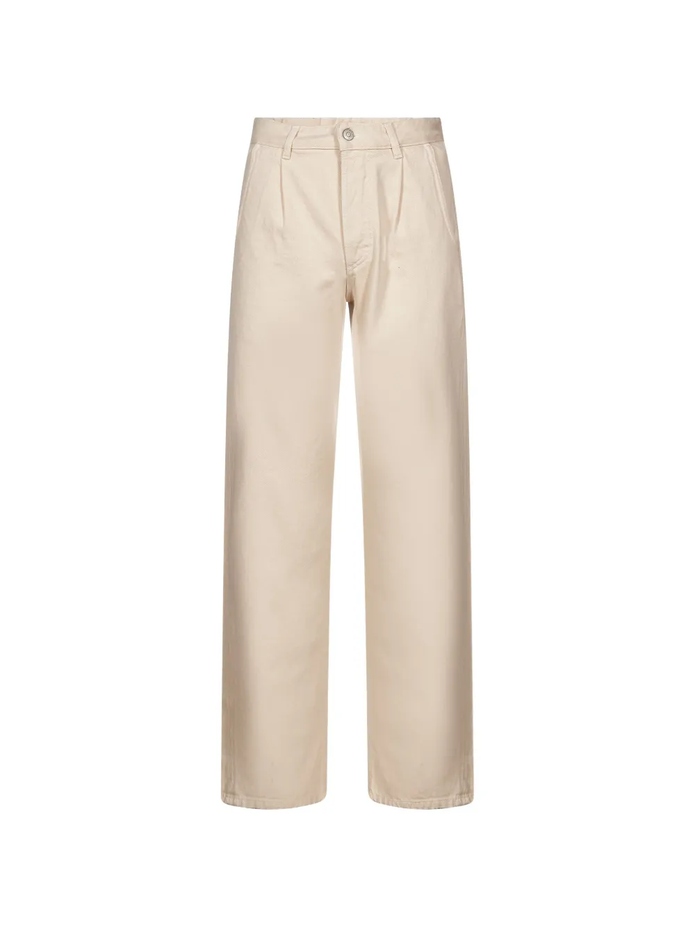 Another Aspect pleated straight-leg jeans - Toni neutri