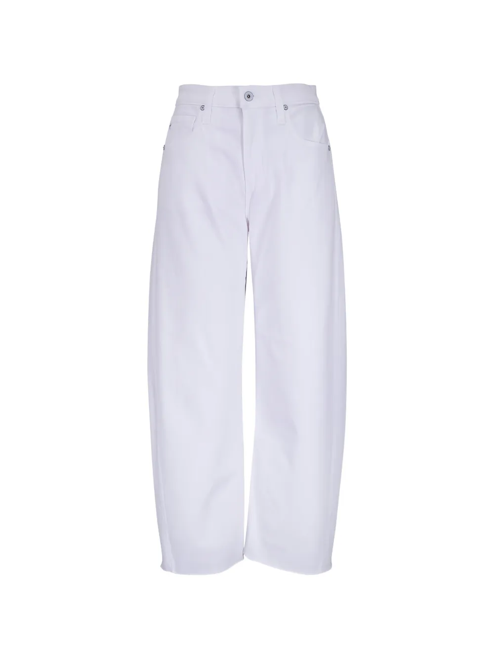 AG Jeans Hattie raw-cut jeans - Bianco