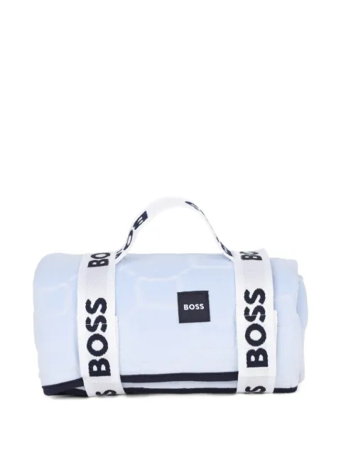 BOSS Kidswear graphic-print blanket