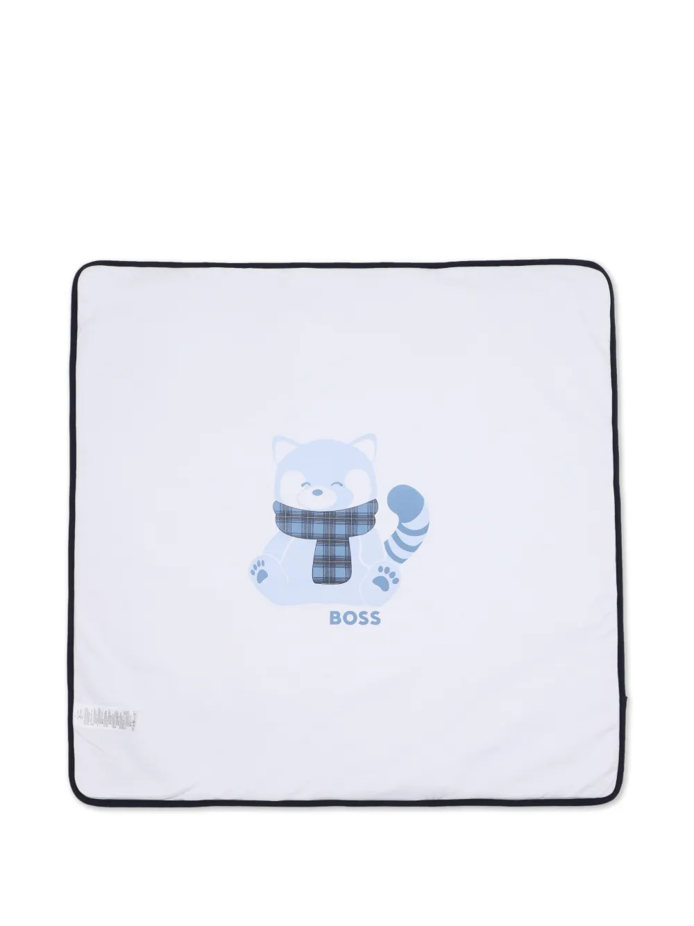BOSS Kidswear Deken met grafische print Blauw