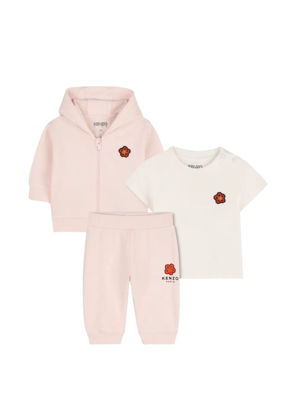 Kenzo Kids Boke Flower Jogginganzug - Rosa