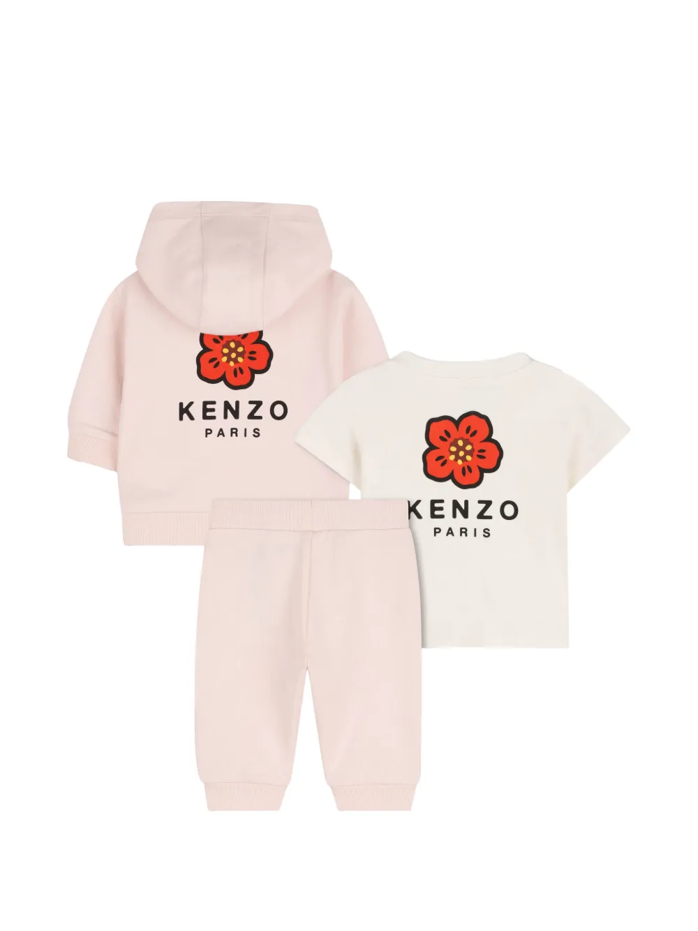 Kenzo Kids Boke Flower trainingspak Roze