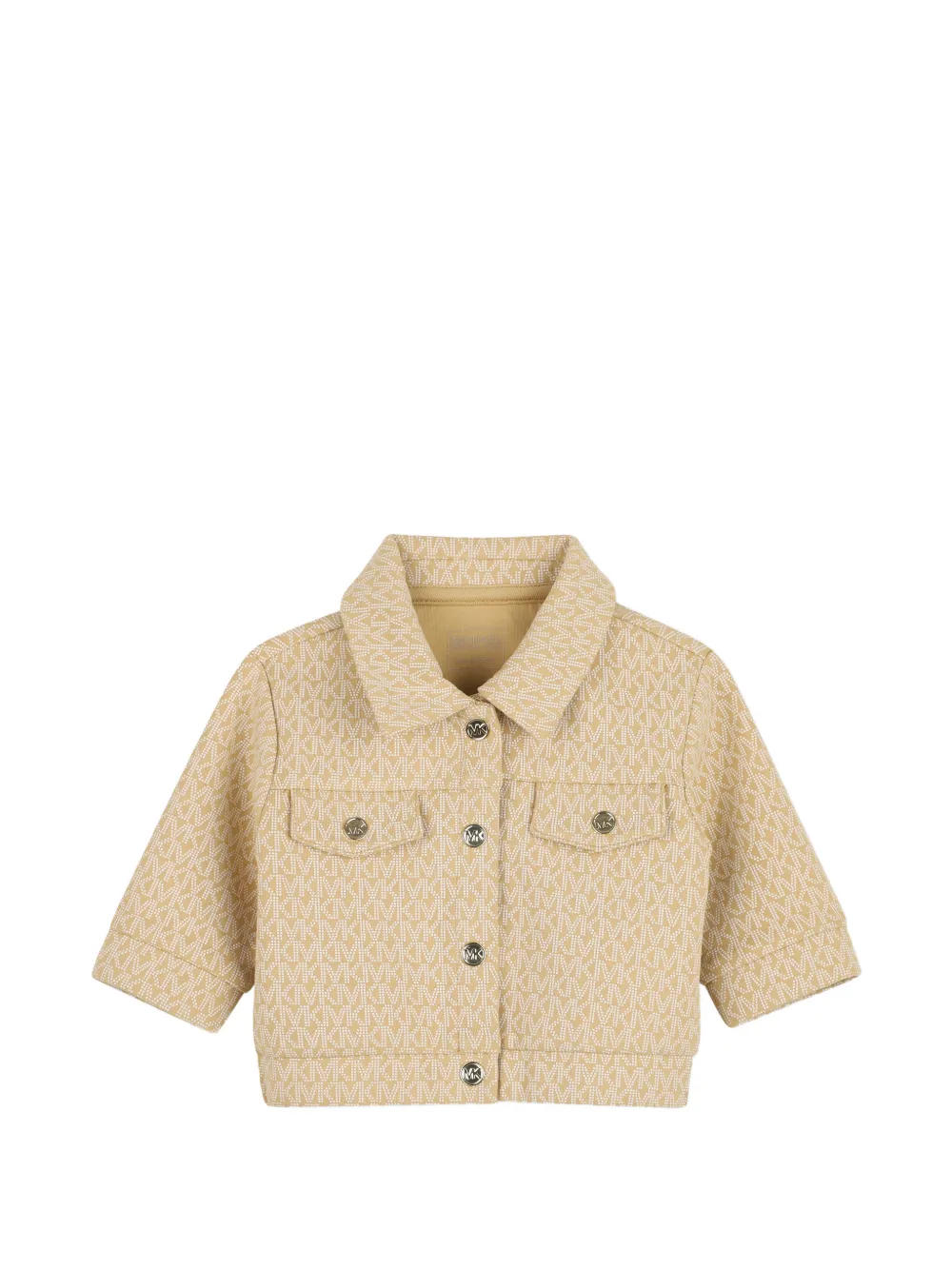 Michael Kors Kids Driedelige cadeauset met monogram-print Beige