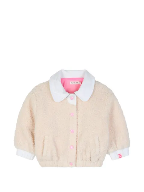 Billieblush veste teddy à col contrastant