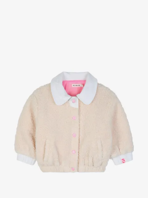 Billieblush chamarra con cuello en contraste