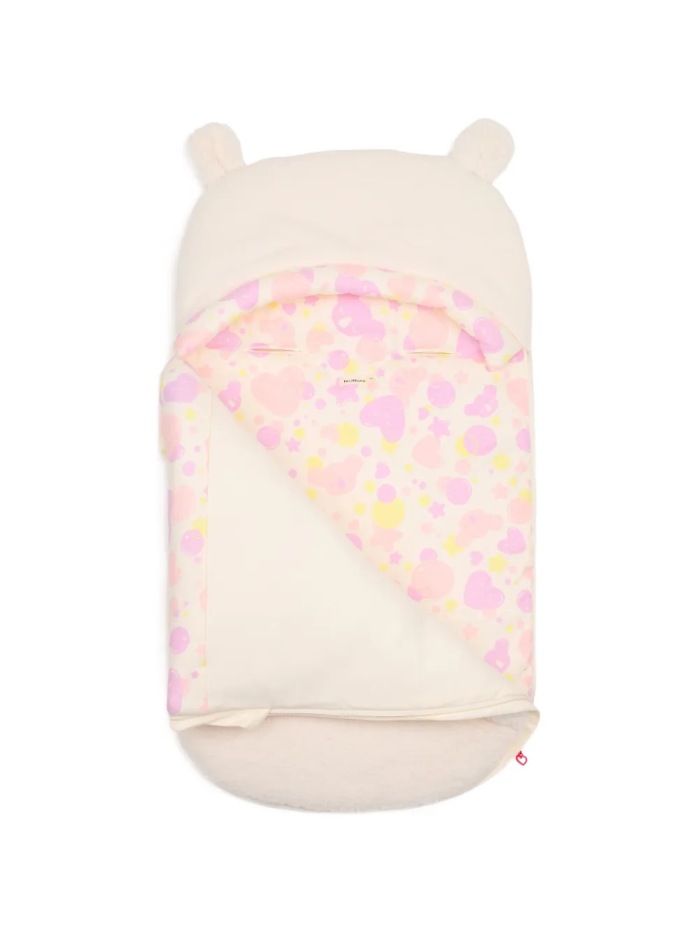 Billieblush Slaapzak met oor-detail en grafische print Beige