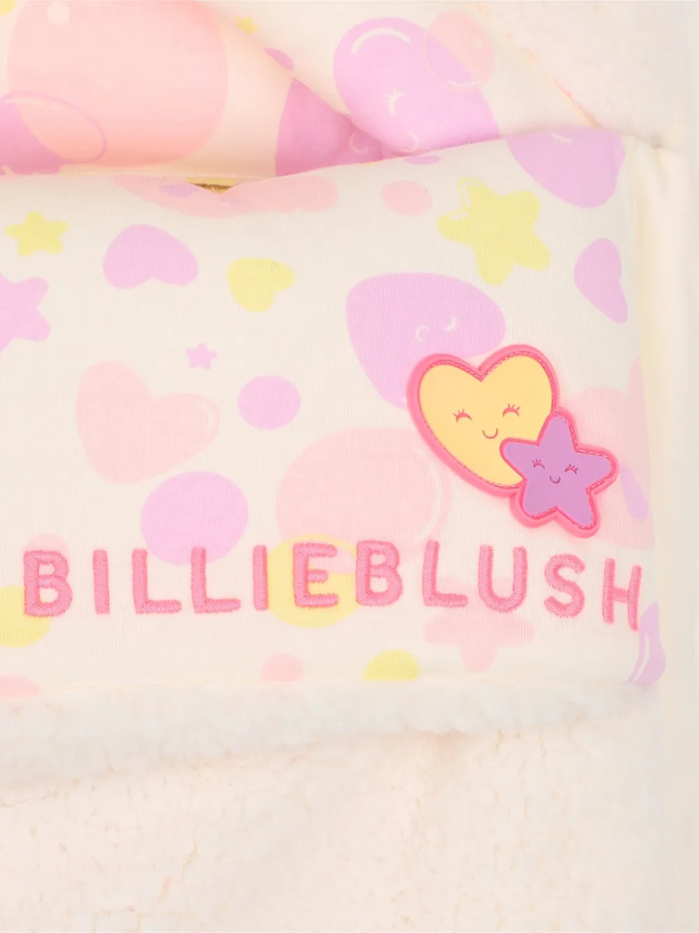 Billieblush Slaapzak met oor-detail en grafische print Beige