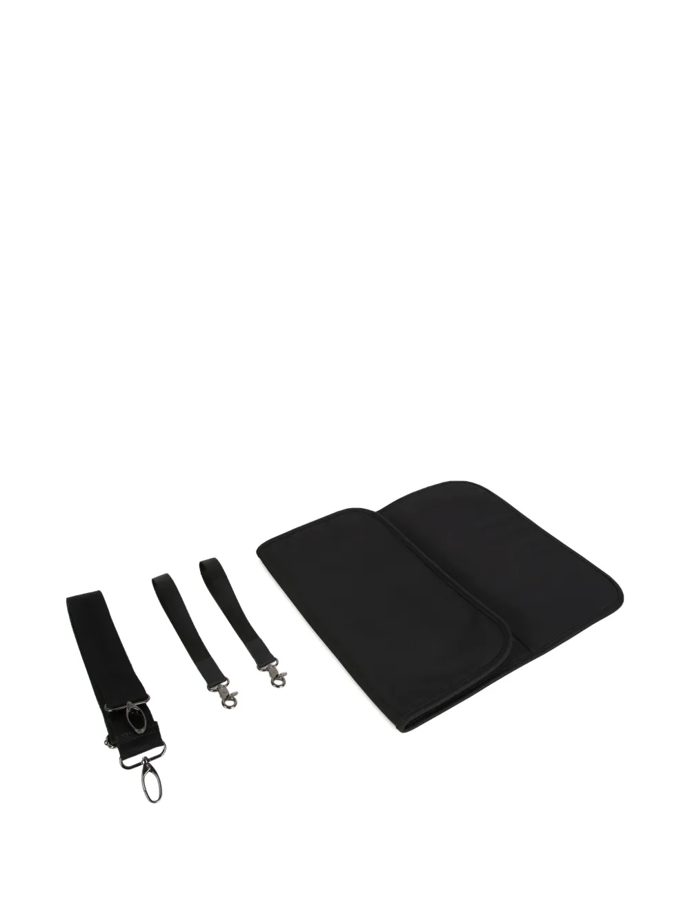 BOSS Kidswear Luiertas met logopatch Zwart