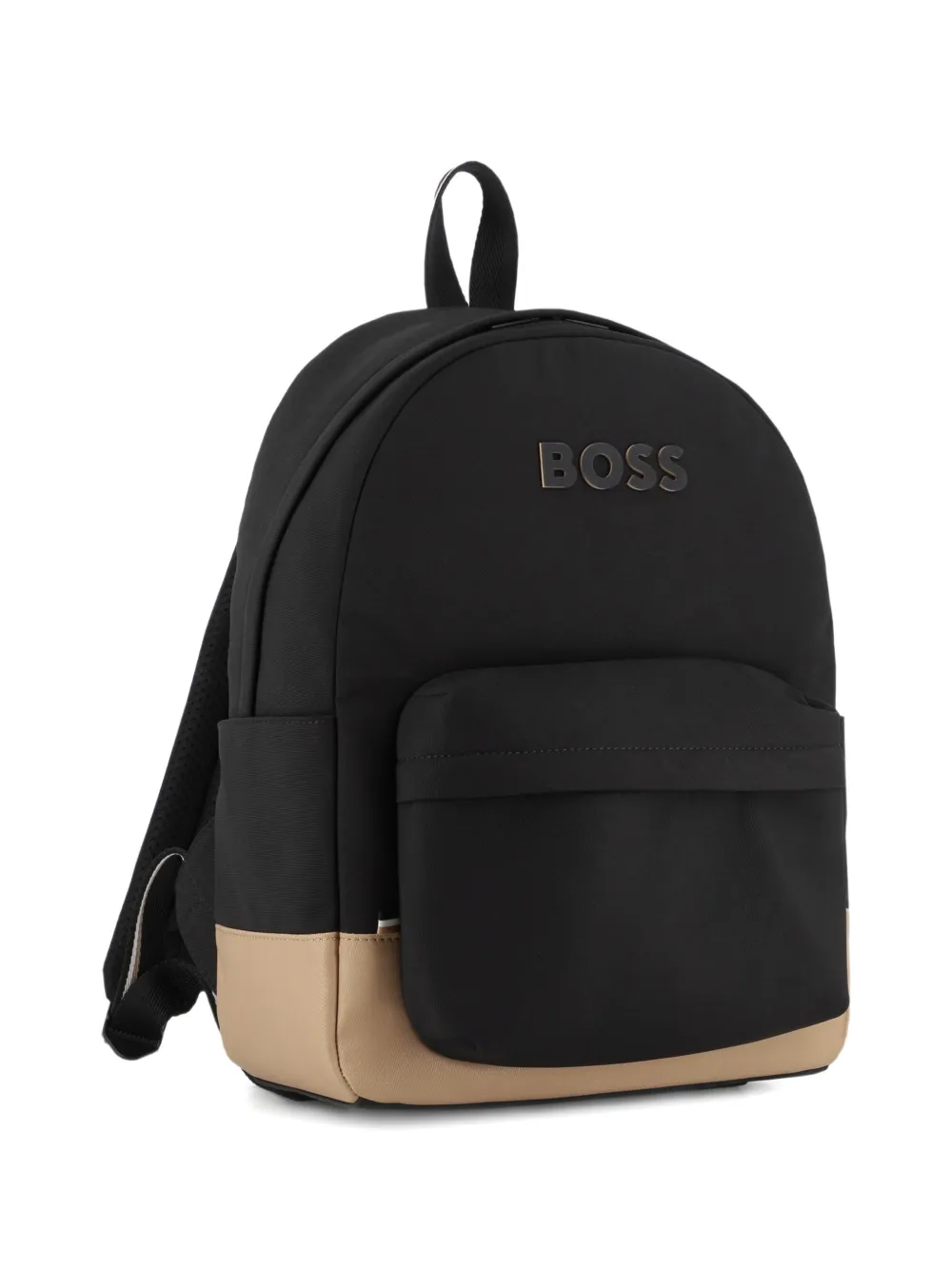 BOSS Kidswear Rugzak met logoplakkaat Zwart