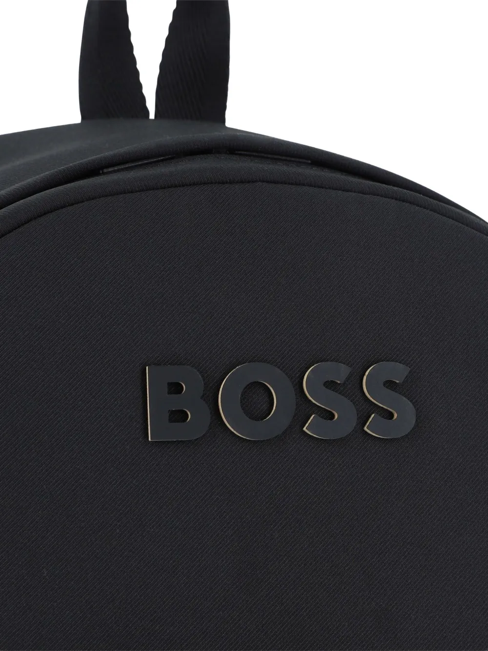 BOSS Kidswear Rugzak met logoplakkaat Zwart