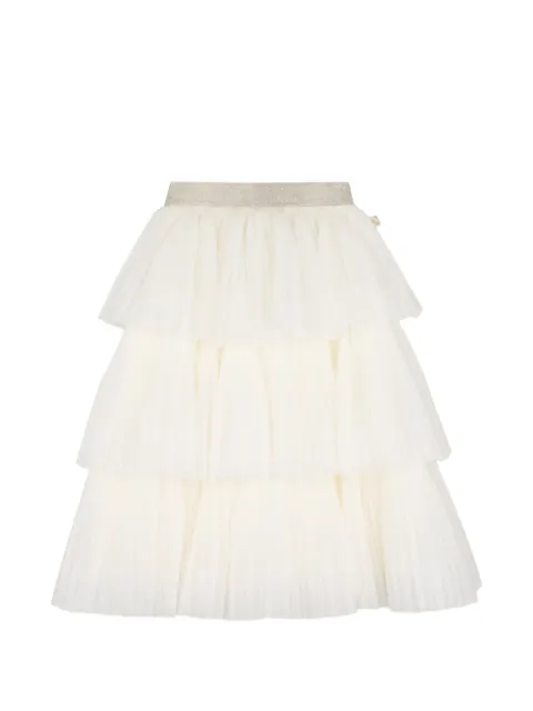 Billieblush falda con pliegues escalonada