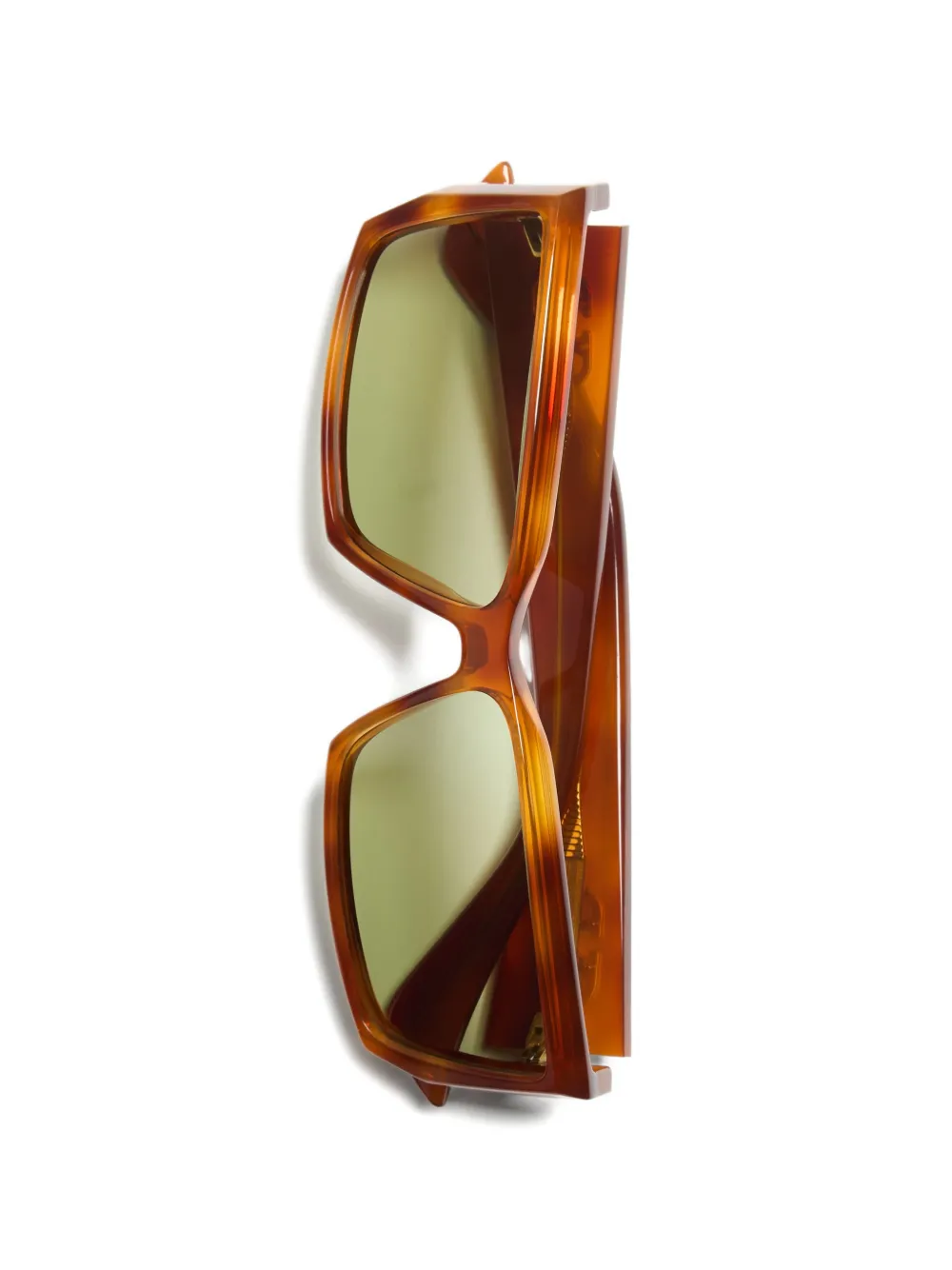 VALENTINO GARAVANI EYEWEAR VLogo Signature zonnebril met rechthoekig montuur Bruin