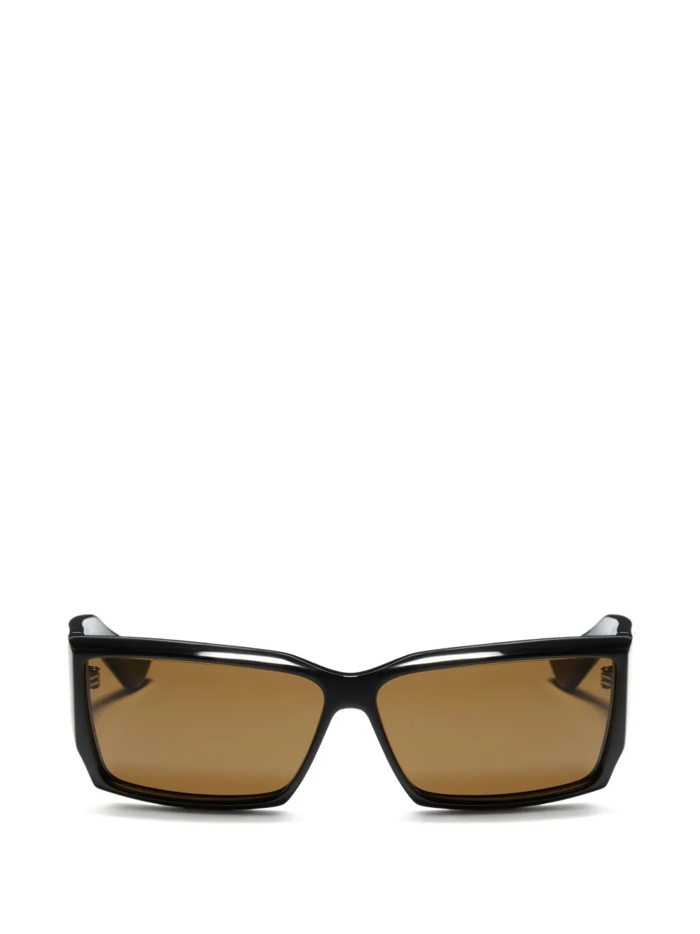 Valentino Garavani Eyewear Vlogo Signature Rectangular-frame Sunglasses In Black