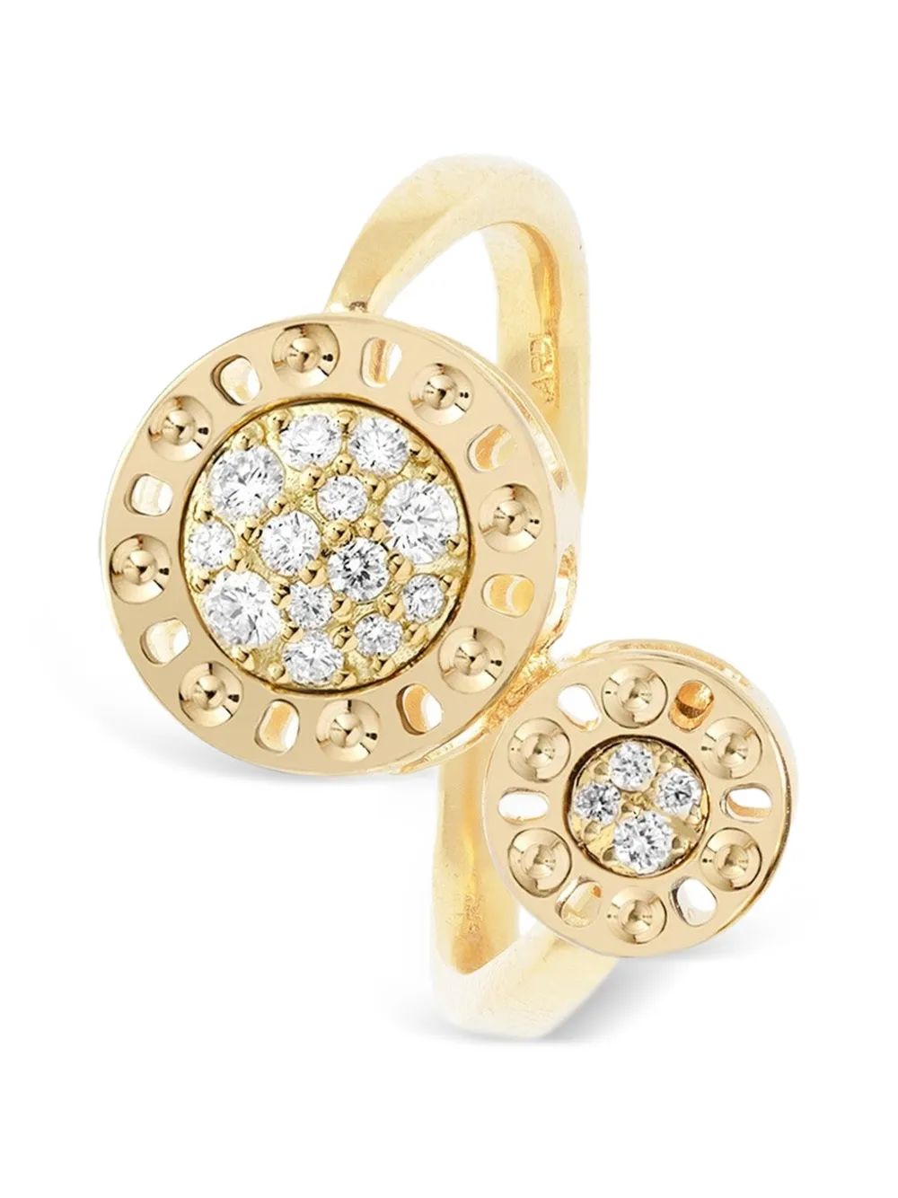 Officina Bernardi small Senzatempo Essence diamond ring - Oro