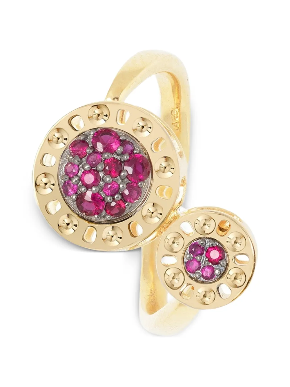 Officina Bernardi Anello Senzatempo Essence piccolo con rubino - Oro