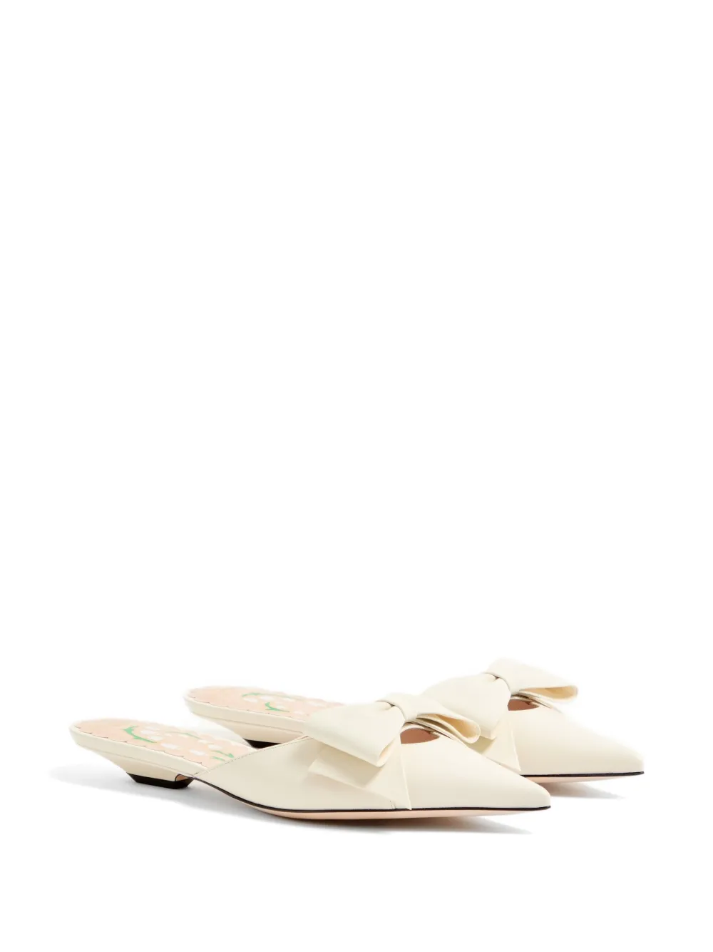 Valentino Garavani Bow muiltjes Beige