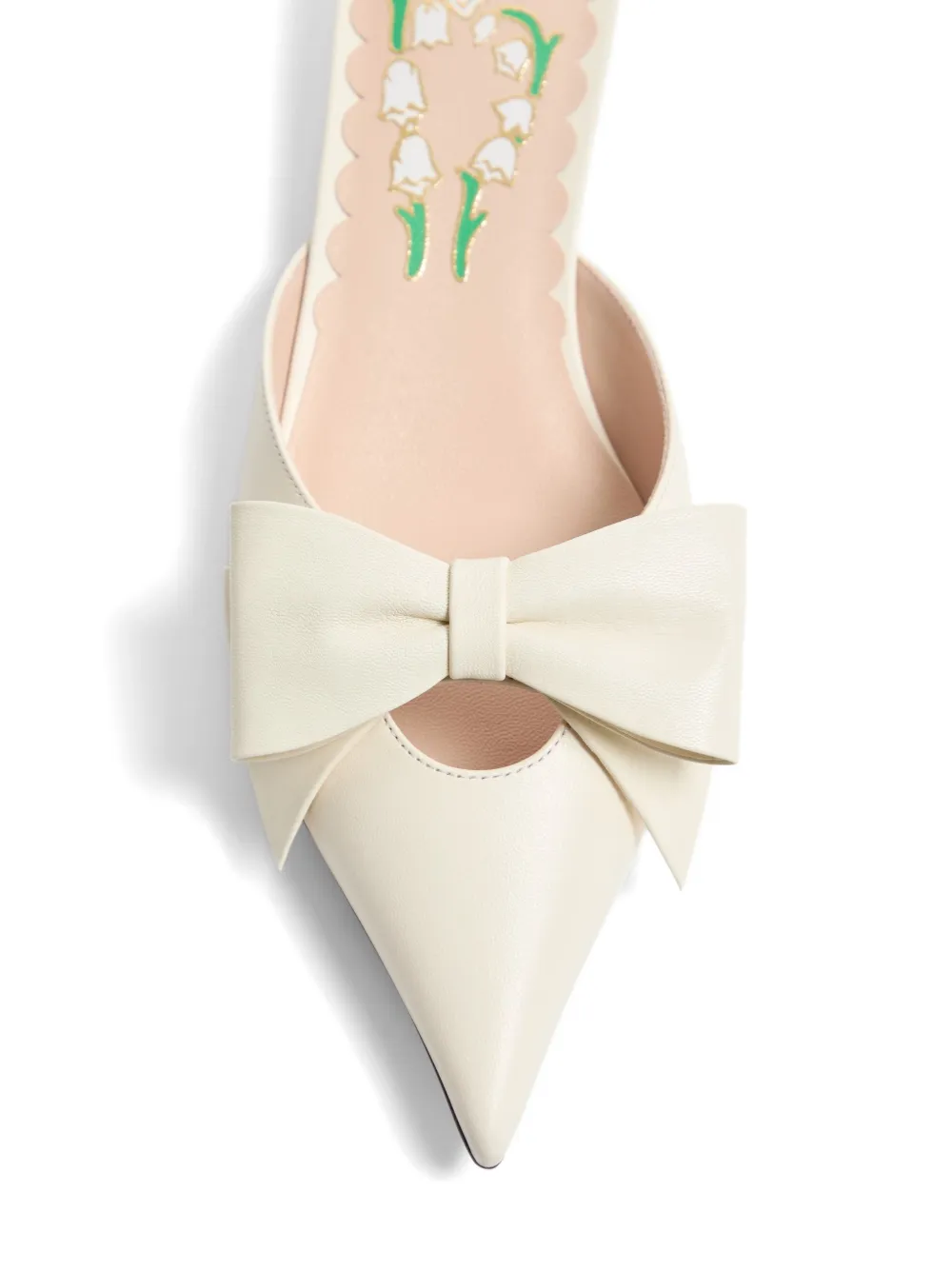 Valentino Garavani Bow muiltjes Beige