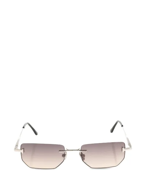 TOM FORD Eyewear Ethan rimless geometric-frame sunglasses