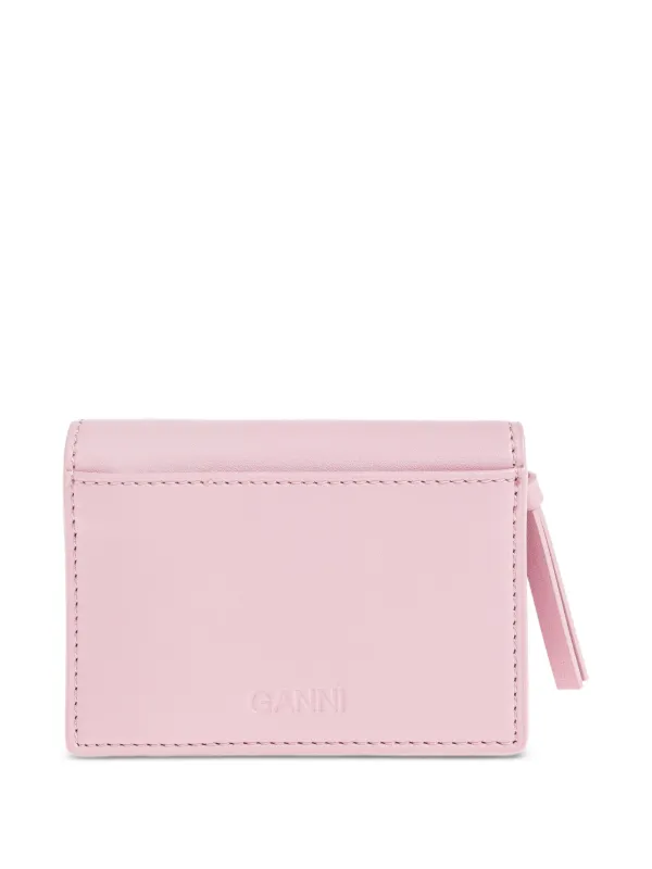 GANNI crab-print Wallet | Pink | FARFETCH