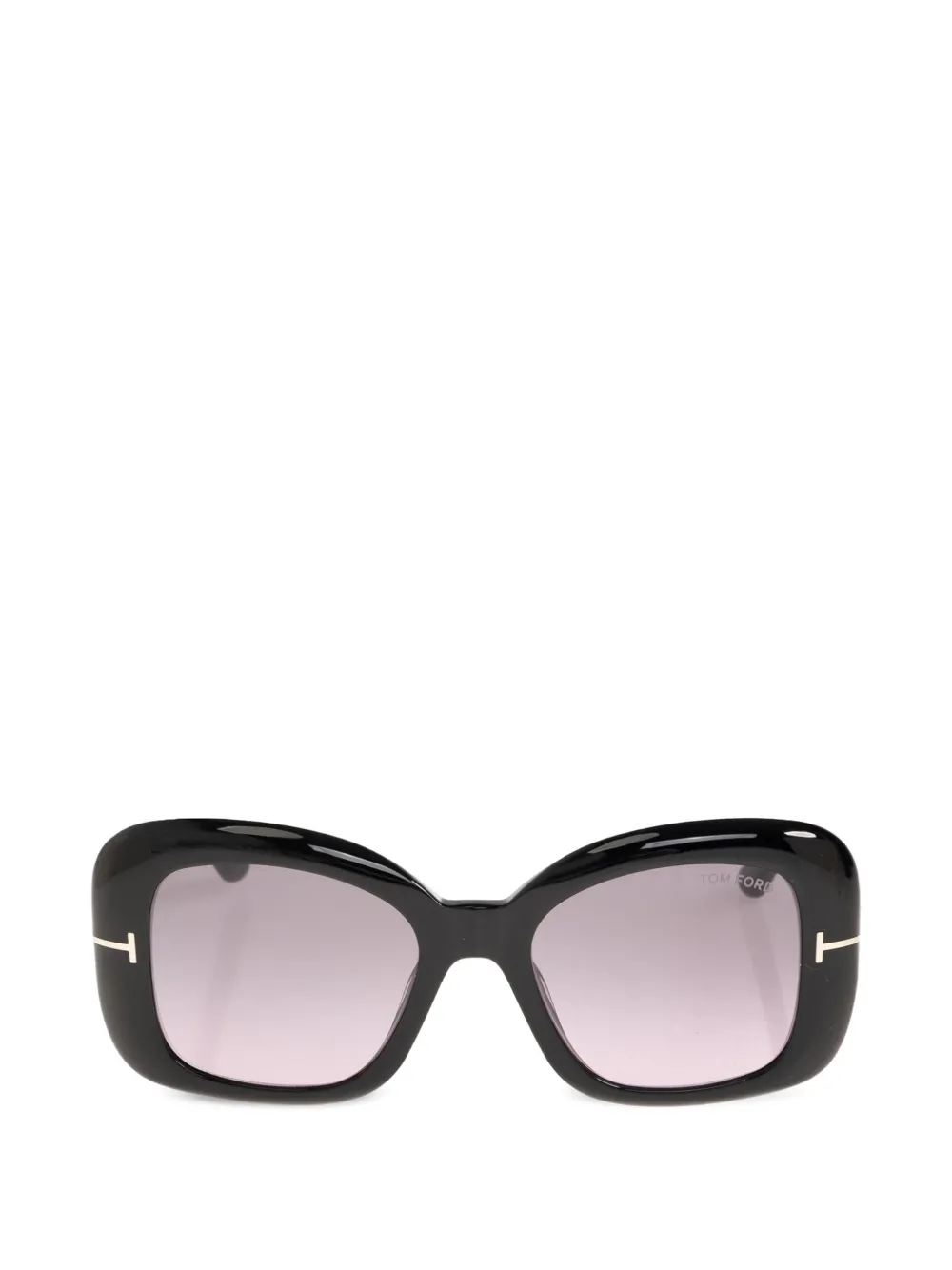 TOM FORD T-logo square-frame sunglasses - Nero
