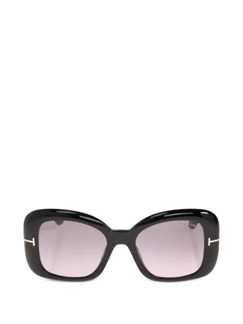 TOM FORD T-logo square-frame sunglasses