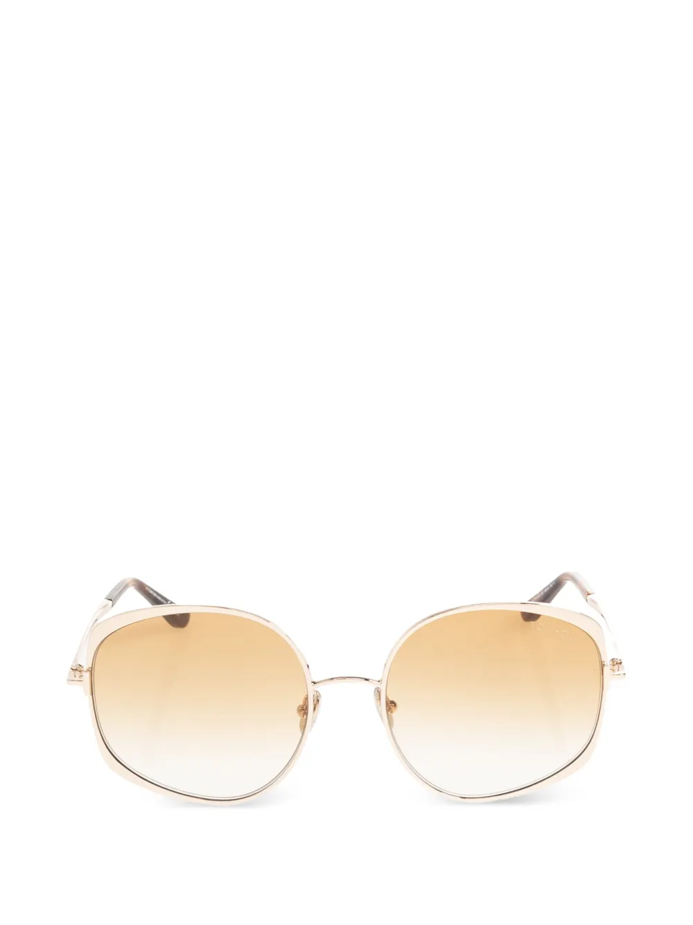 TOM FORD geometric-frame sunglasses - Gold