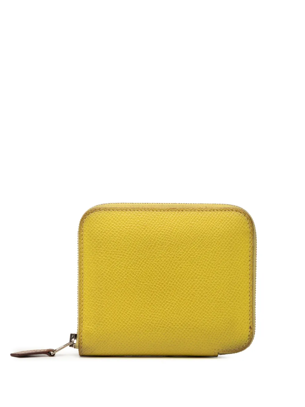 Hermès Pre-Owned 2020 Epsom Silk In Compact Wallet small wallets - Giallo