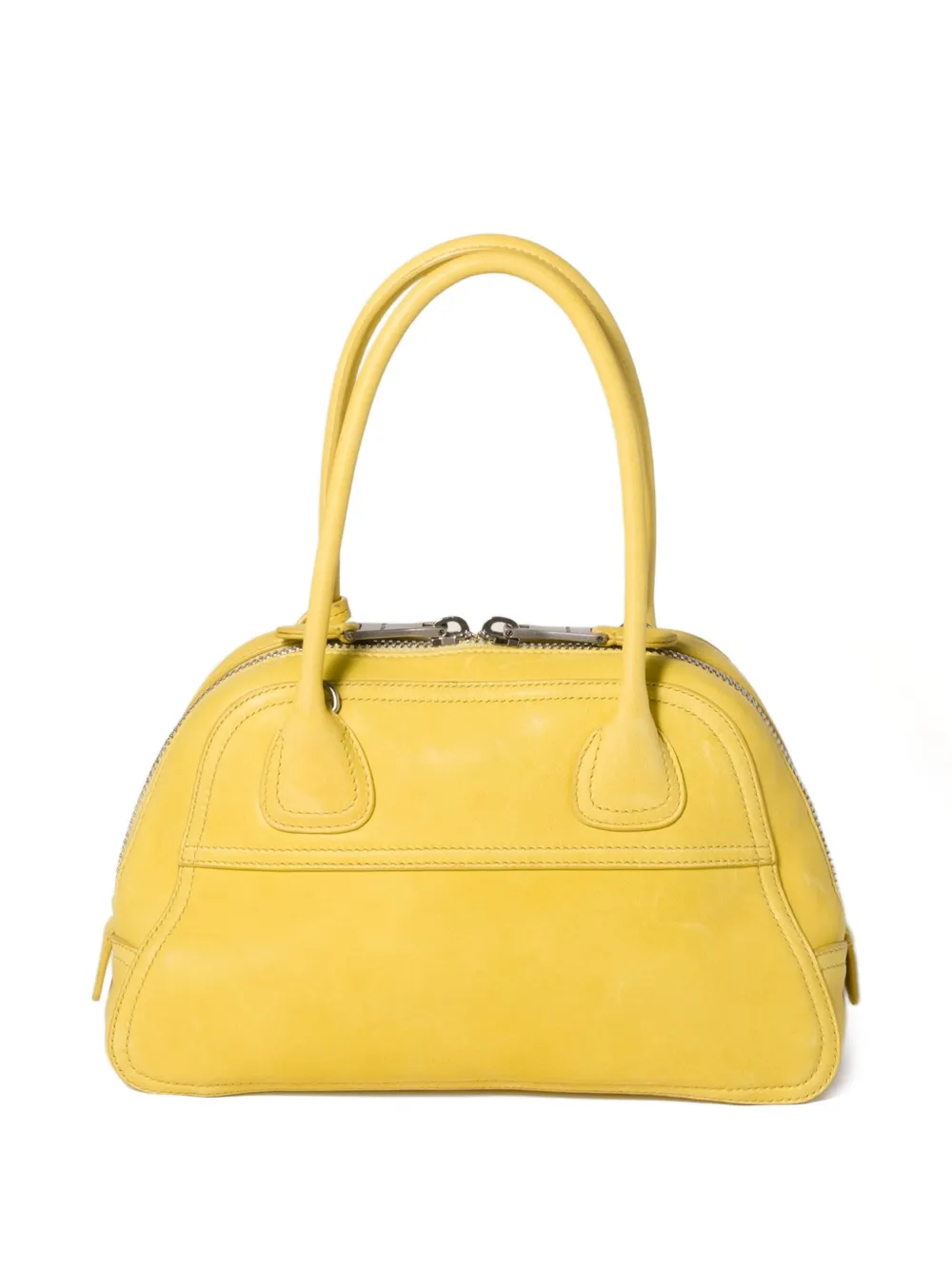 Miu Miu Vivant Nappa Leather Bag | Yellow | FARFETCH