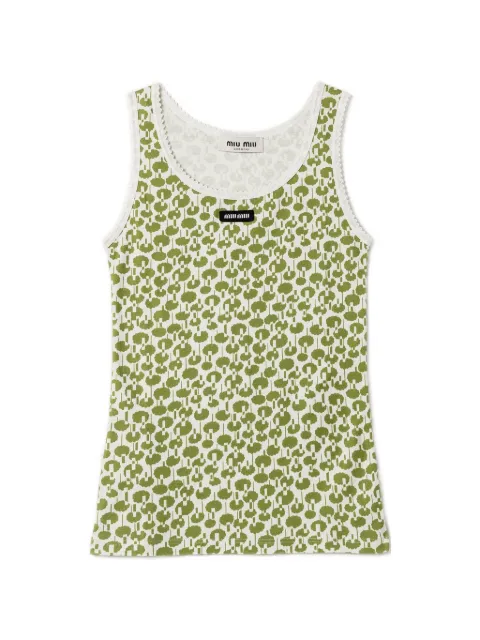 Miu Miu cotton tank top