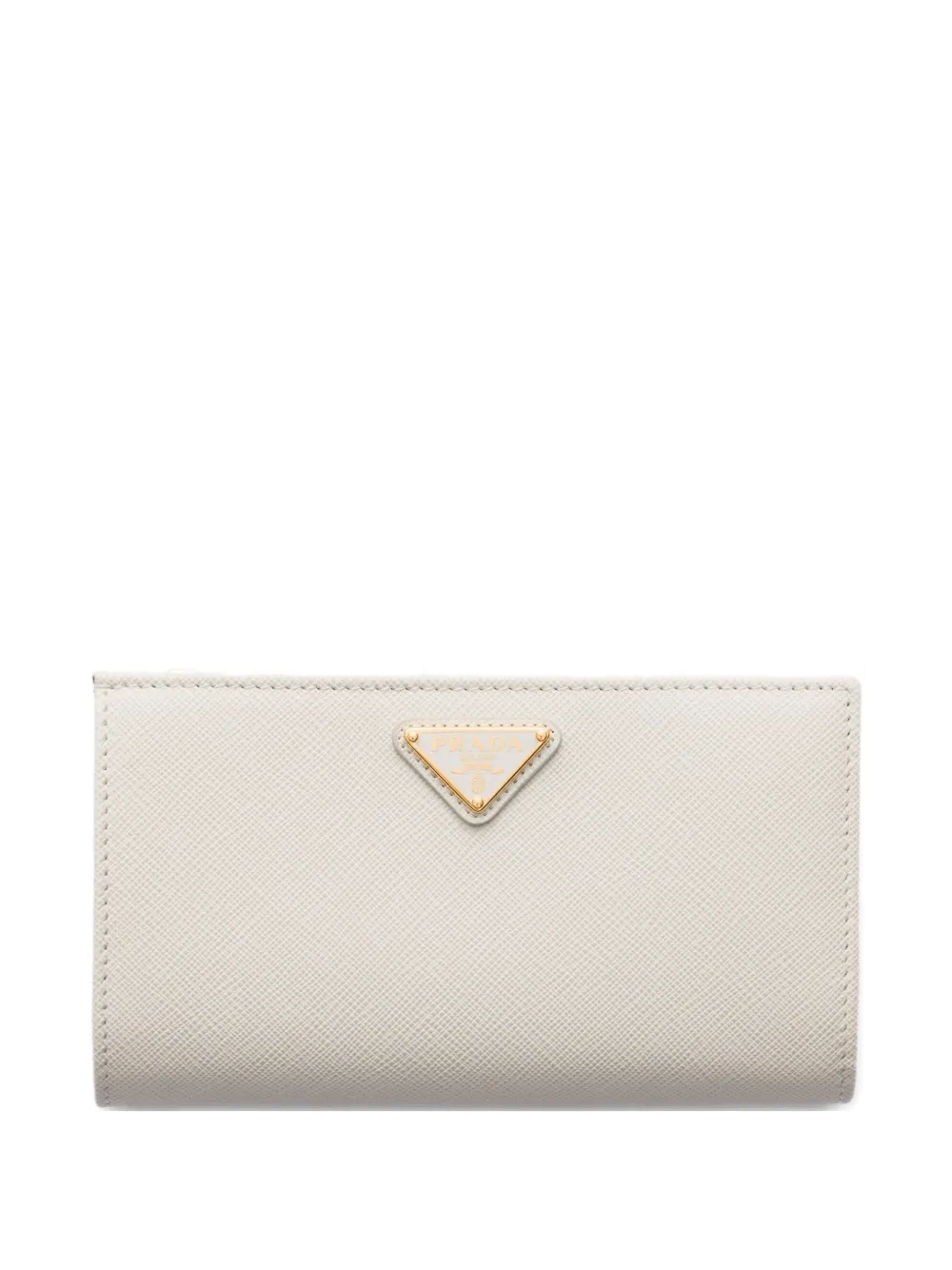 Prada large Saffiano leather wallet - Toni neutri