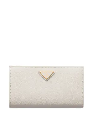 Prada サフィアーノレザー財布 | ホワイト | FARFETCH JP