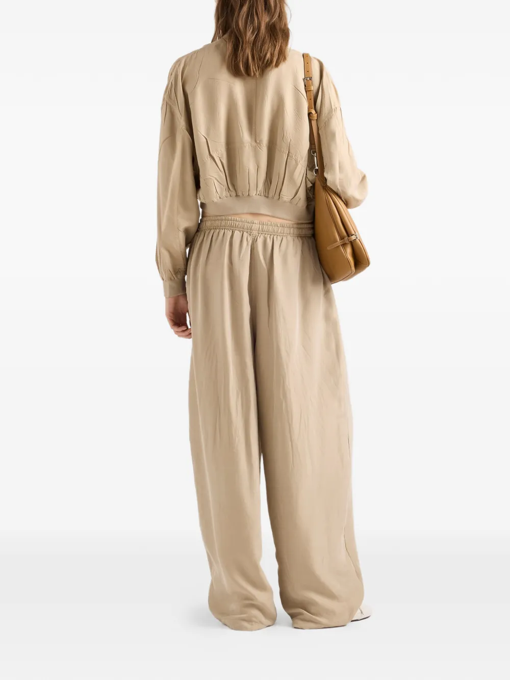 Prada Old zijden broek Beige