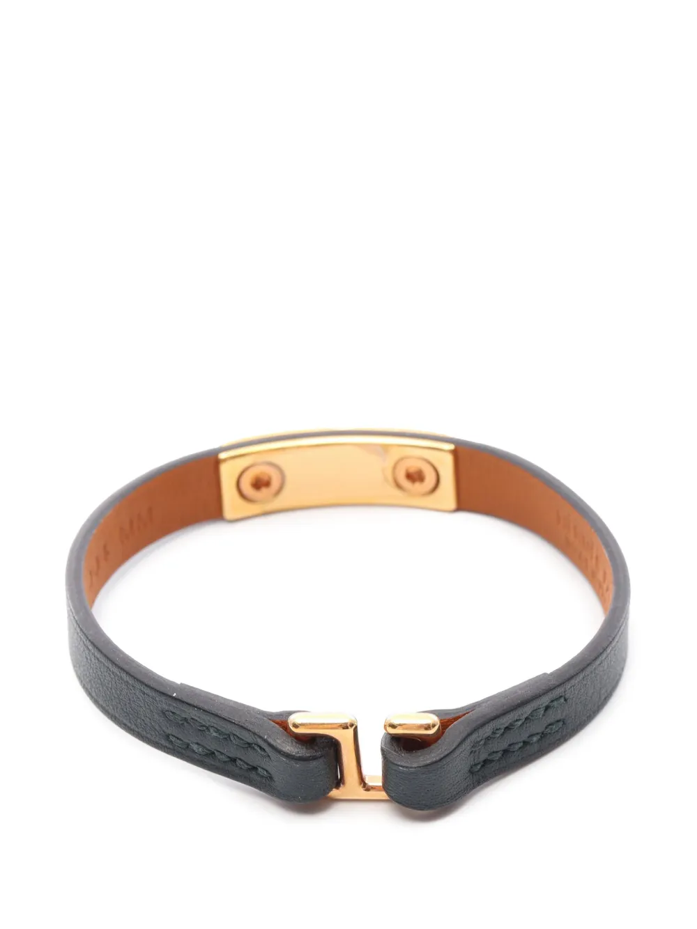 Hermès Pre-owned 2023 Swift Rivale Mini Bracelet T2 Costume Bracelet in Green, view 2