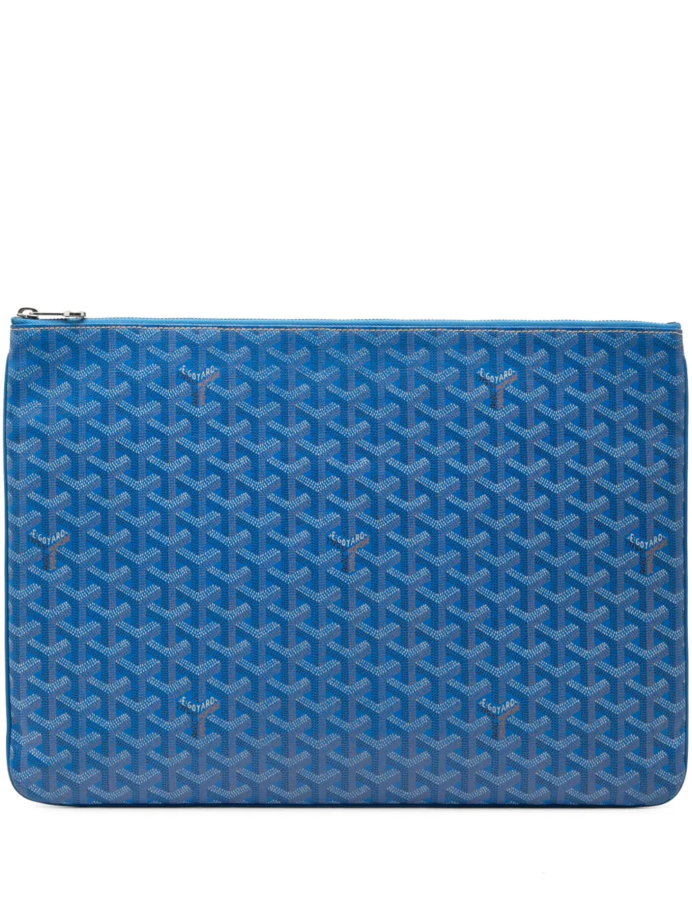 Goyard Pre-Owned 2016 Goyardine Senat GM clutch bag - Blu