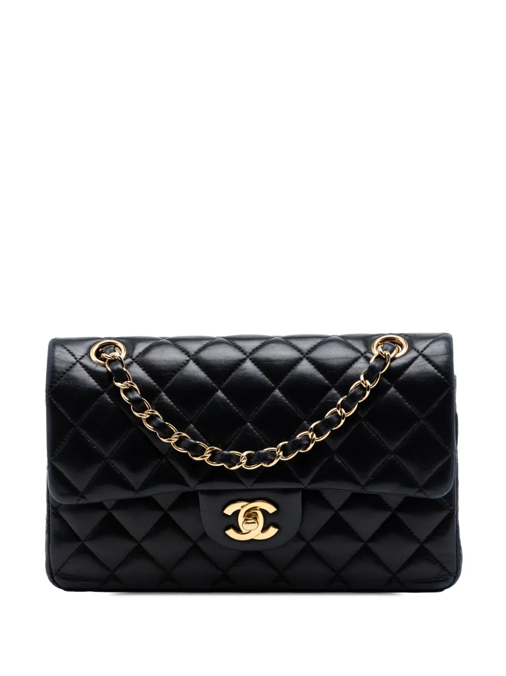 2010-2011 Small Classic Lambskin Double Flap shoulder bag