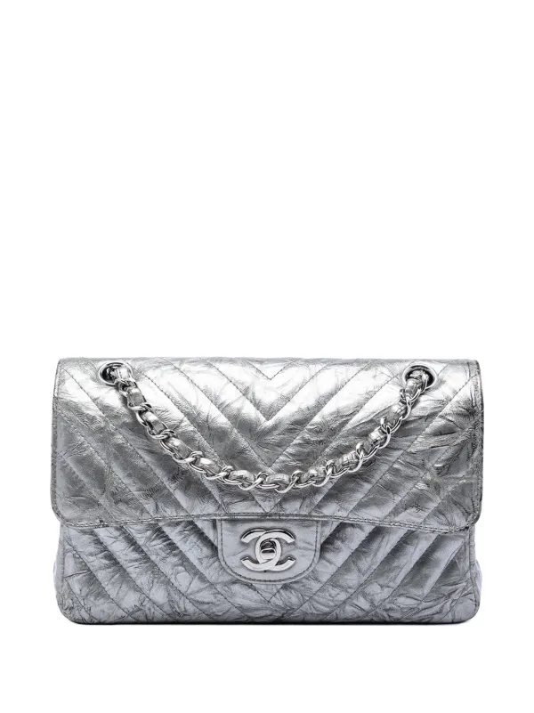 CHANEL Pre-Owned 2018 クラシック シェブロン ショルダーバッグ