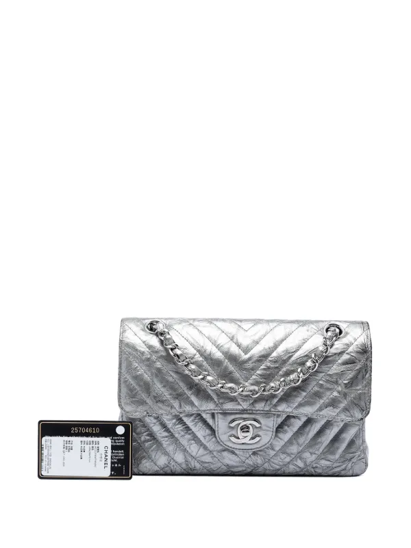 CHANEL Pre-Owned 2018 クラシック シェブロン ショルダーバッグ
