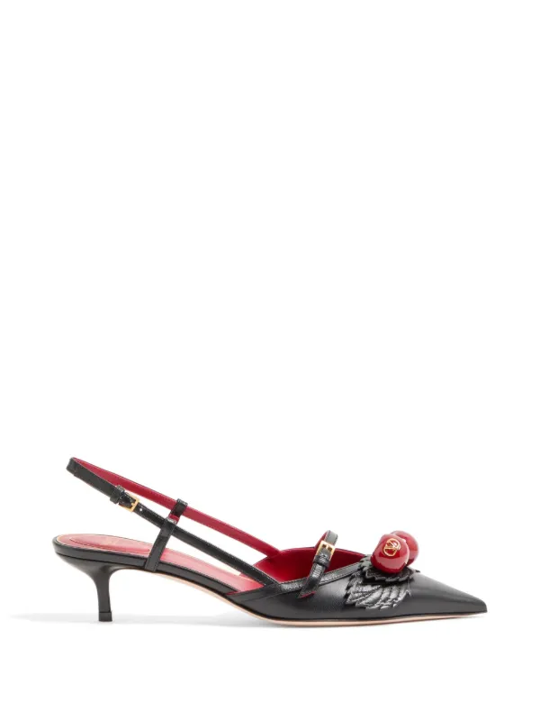 Valentino Garavani Cherryfic 45mm スリングバック パンプス